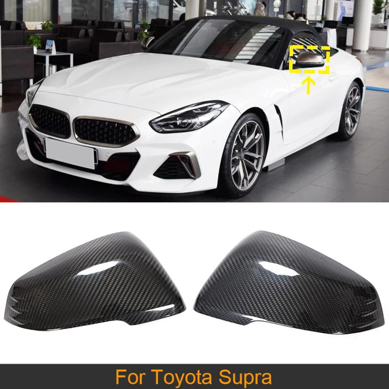 Чехлы на зеркала заднего вида из углеродного волокна, колпачки для Toyota Supra 2019 2020, колпачки для боковых зеркал автомобиля, чехол в виде ракушки
Чехлы на зеркала заднего вида из углеродного волокна, колпачки для Toyota Supra 2019 2020, колпачки для боковых зеркал автомобиля, чехол в виде ракушки