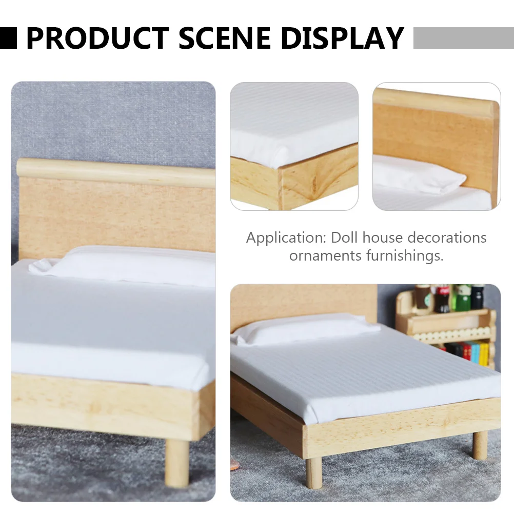 1Pcs Oak Mini Double Bed Smooth Surface Sturdy Design DIY Paintable Small Bed Accessory for Kids Interactive Room Decor
1Pcs Oak Mini Double Bed Smooth Surface Sturdy Design DIY Paintable Small Bed Accessory for Kids Interactive Room Decor
