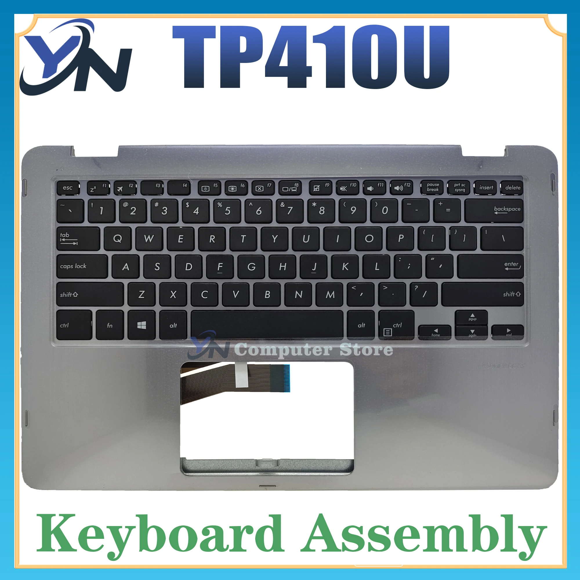 TP410U подходит для клавиатуры ноутбуков ASUS TP410UA tp410hid TP410UR TP410UF TP410URR клавиатура упор для ладони C Корпус в сборе
TP410U подходит для клавиатуры ноутбуков ASUS TP410UA tp410hid TP410UR TP410UF TP410URR клавиатура упор для ладони C Корпус в сборе