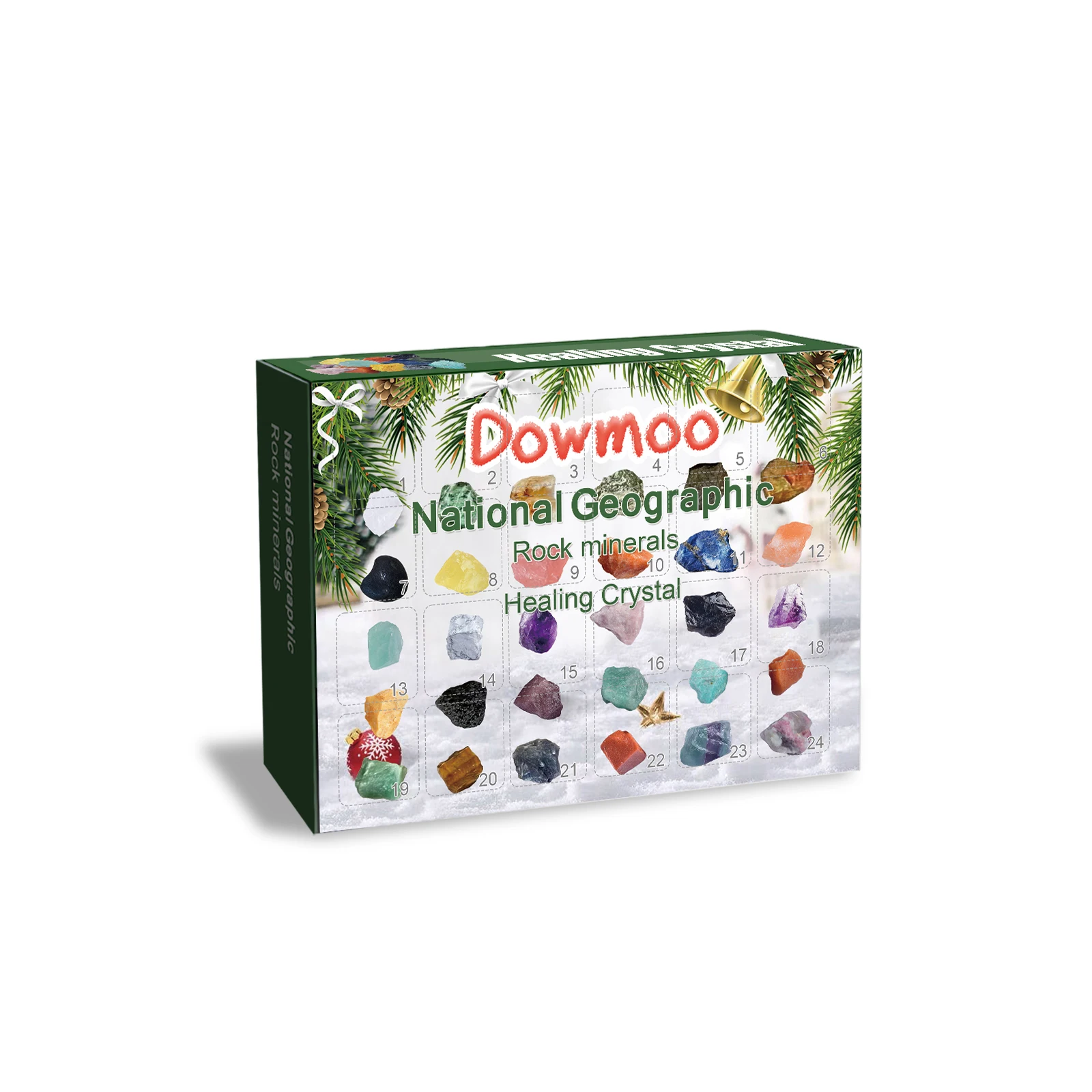 Dowmoo 24 Grids Ore Gift Box Blind Box Christmas Surprise Gift Colorful Minerals Countdown Calendar Toy
Dowmoo 24 Grids Ore Gift Box Blind Box Christmas Surprise Gift Colorful Minerals Countdown Calendar Toy
