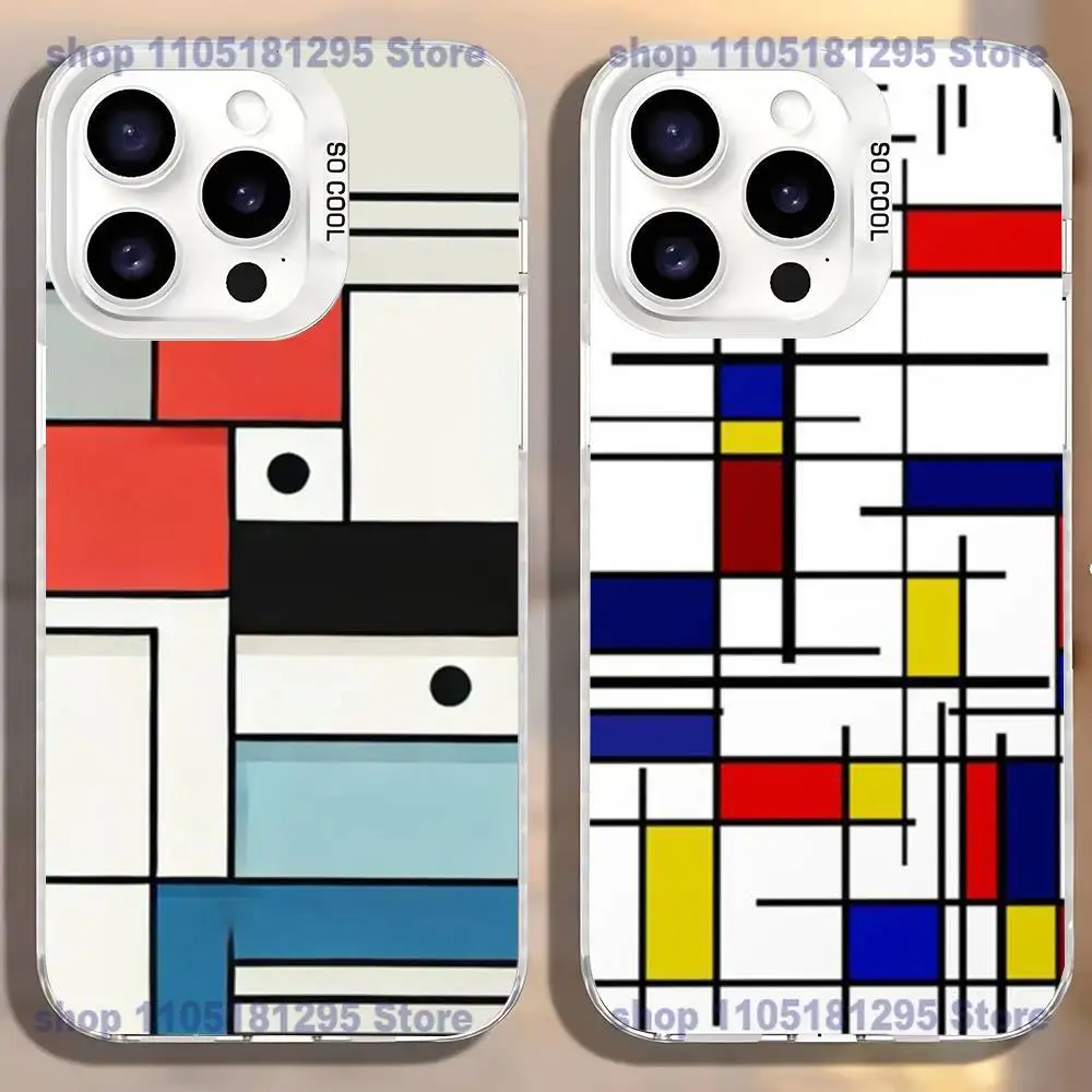 TOPLBPCS Mondrian Grid Phone Case For iPhone17,16,15,14,13,12,11,Mini,Pro,SE,MAX,plus,White Matte Shockproof Cover
TOPLBPCS Mondrian Grid Phone Case For iPhone17,16,15,14,13,12,11,Mini,Pro,SE,MAX,plus,White Matte Shockproof Cover