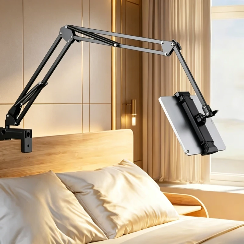 Aluminum Arm Tablet Stand, 360° Rotatable Phone & iPad Mount for Bedside and Desktop, Compatible with 4–11 Inch Tablets and Smar
Aluminum Arm Tablet Stand, 360° Rotatable Phone & iPad Mount for Bedside and Desktop, Compatible with 4–11 Inch Tablets and Smar