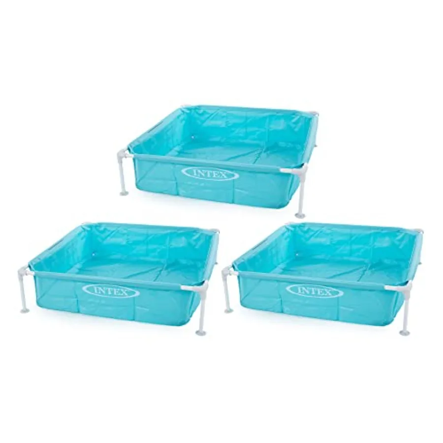 Mini Frame Beginner Kiddie Swimming Pool, 4ft x 4ft x 12in, PVC material, blue, easy-setup and lightweight for backyard use
Mini Frame Beginner Kiddie Swimming Pool, 4ft x 4ft x 12in, PVC material, blue, easy-setup and lightweight for backyard use