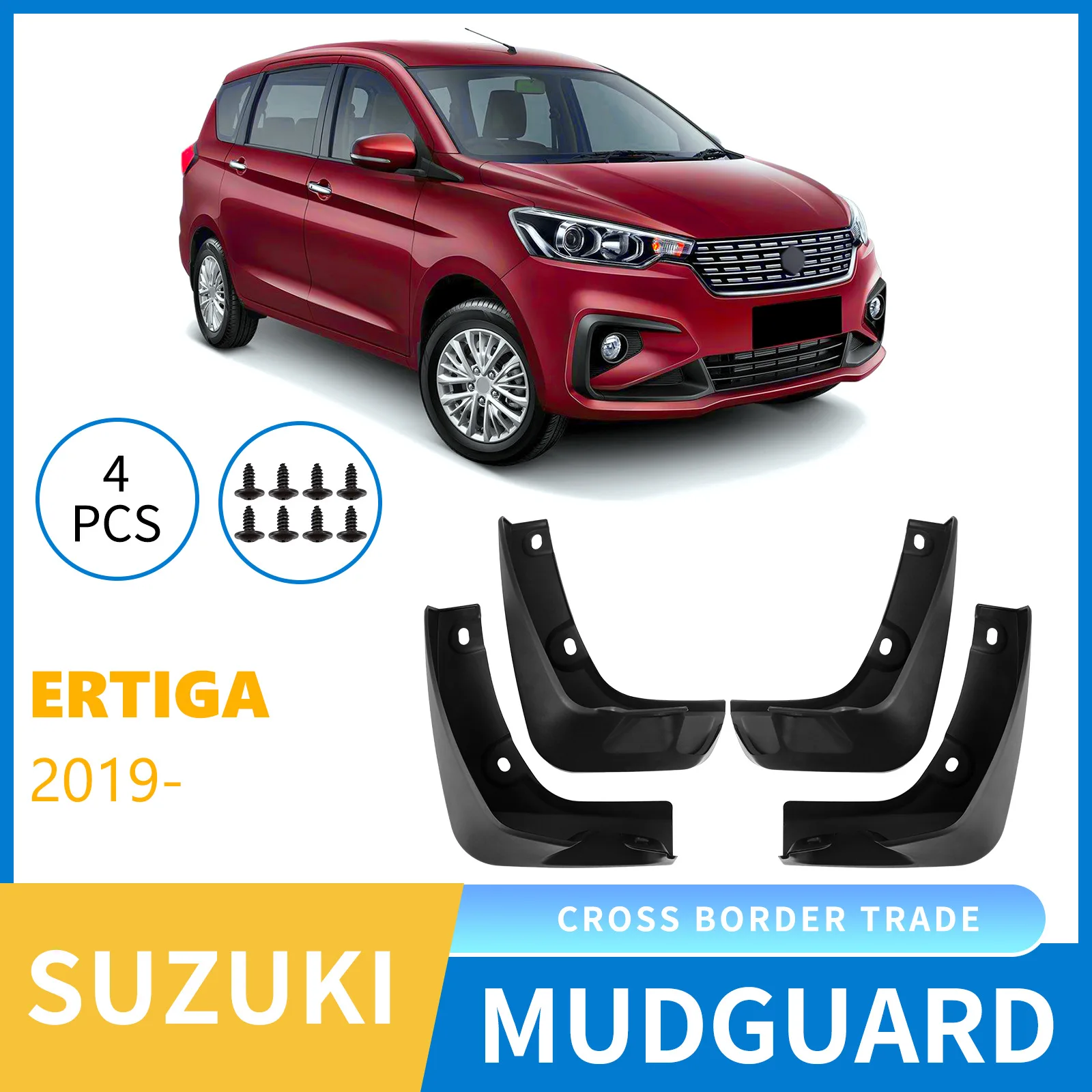 Fenders For Suzuki Ertiga 2019-2025 car tire mudguard modification products,Front Rear Flares Splash Guards Cover Car Accessorie 
Fenders For Suzuki Ertiga 2019-2025 car tire mudguard modification products,Front Rear Flares Splash Guards Cover Car Accessorie