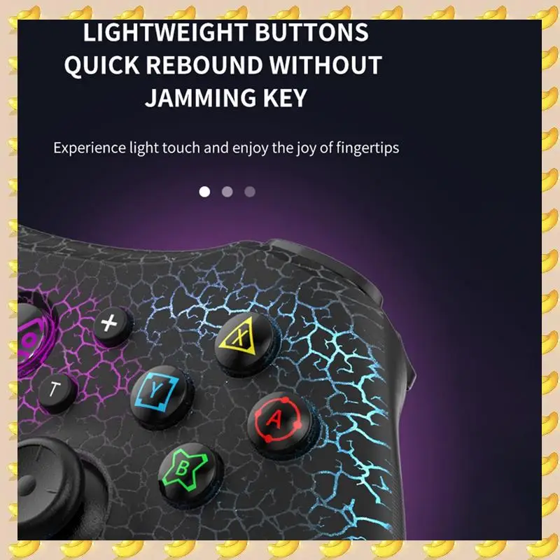 Wireless Game Console+Receiver+Stand For Switch/Android/Ios/Pc 6-Axisgyro Highprecision Joystick Rgb Bluetooth Gamepad Durable B
Wireless Game Console+Receiver+Stand For Switch/Android/Ios/Pc 6-Axisgyro Highprecision Joystick Rgb Bluetooth Gamepad Durable B