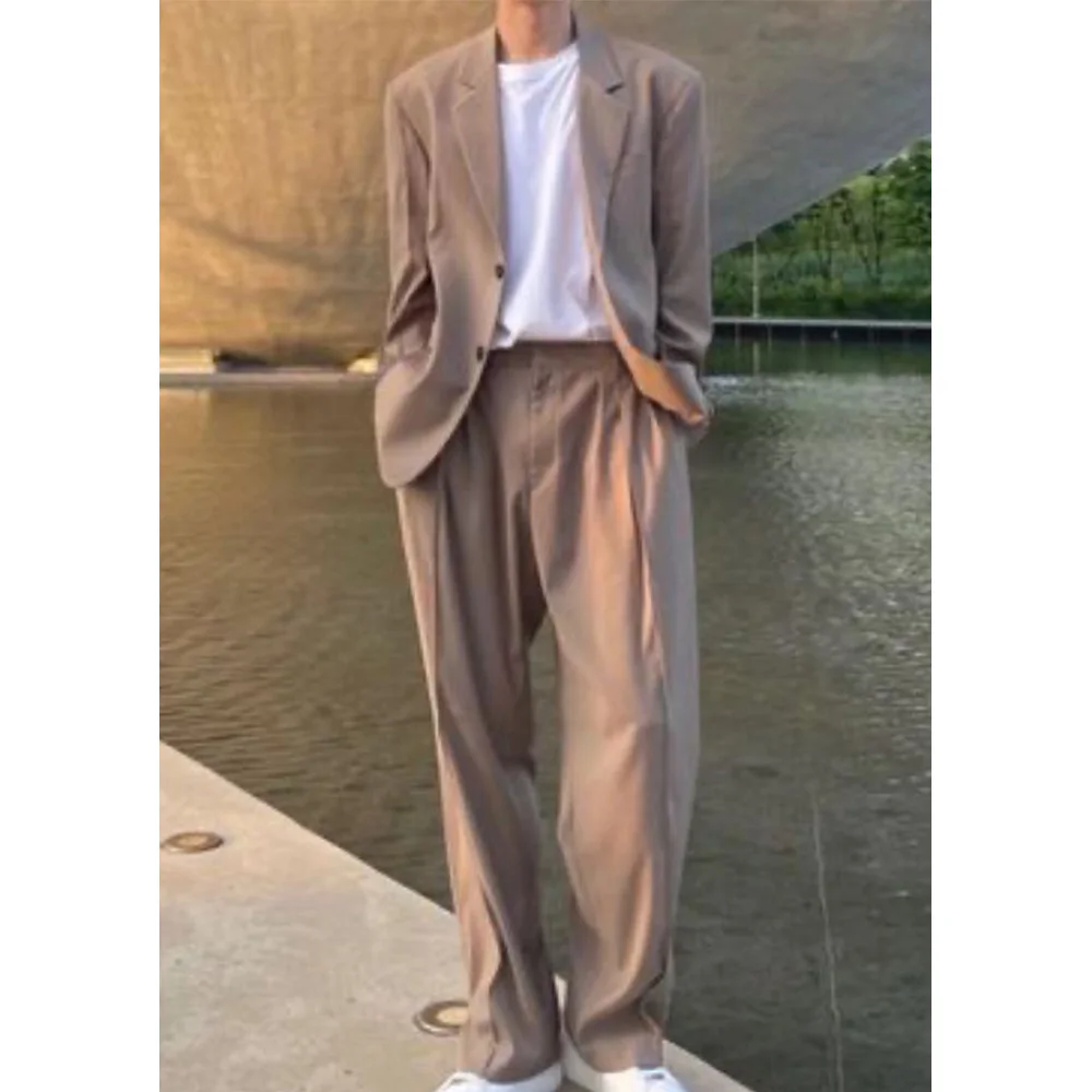 Mens Suits 2 Piece Single Breasted Notch Lapel Comfortable Business Wedding Blazer Trousers Set Slim Fit Design
Mens Suits 2 Piece Single Breasted Notch Lapel Comfortable Business Wedding Blazer Trousers Set Slim Fit Design