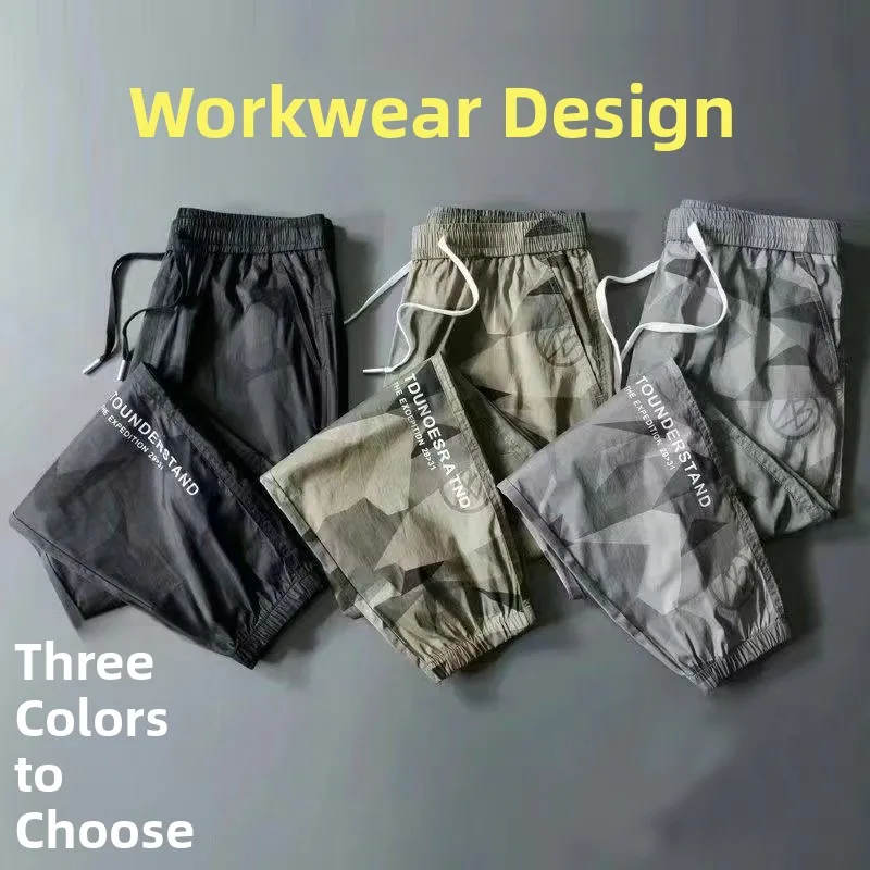 Men's Work Pants Loose Fit Ice Silk Quick Dry Thin Style for Labor And Office Wear Casual Polyester Fiber Summer Workwear
Men's Work Pants Loose Fit Ice Silk Quick Dry Thin Style for Labor And Office Wear Casual Polyester Fiber Summer Workwear