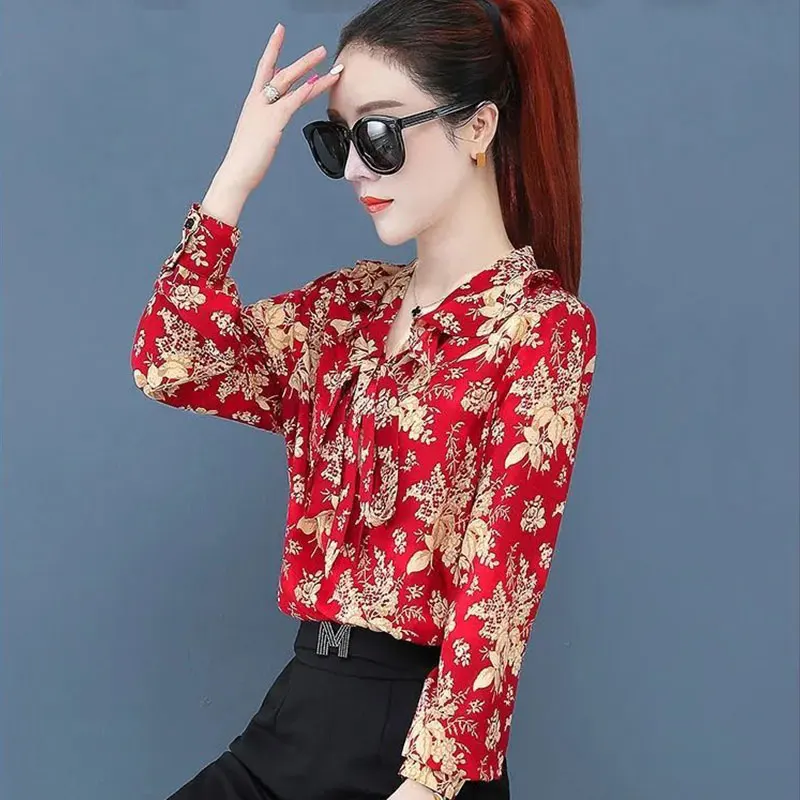 Women Clothes Spring Casual Fashion Simplicity Printing Short Sleeve Chiffon Shirts Women's Korean Trend Temperament Tops
Women Clothes Spring Casual Fashion Simplicity Printing Short Sleeve Chiffon Shirts Women's Korean Trend Temperament Tops