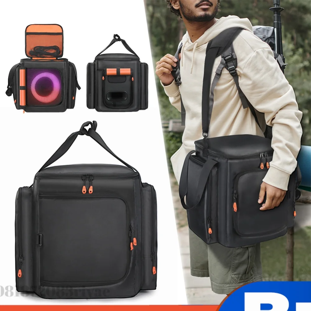 Portable Speaker Dust Case For JBL Partybox Encore Essential 2 Large Capacity Speaker Carry Bag with Mic Pocket Waterproof Cover
Portable Speaker Dust Case For JBL Partybox Encore Essential 2 Large Capacity Speaker Carry Bag with Mic Pocket Waterproof Cover