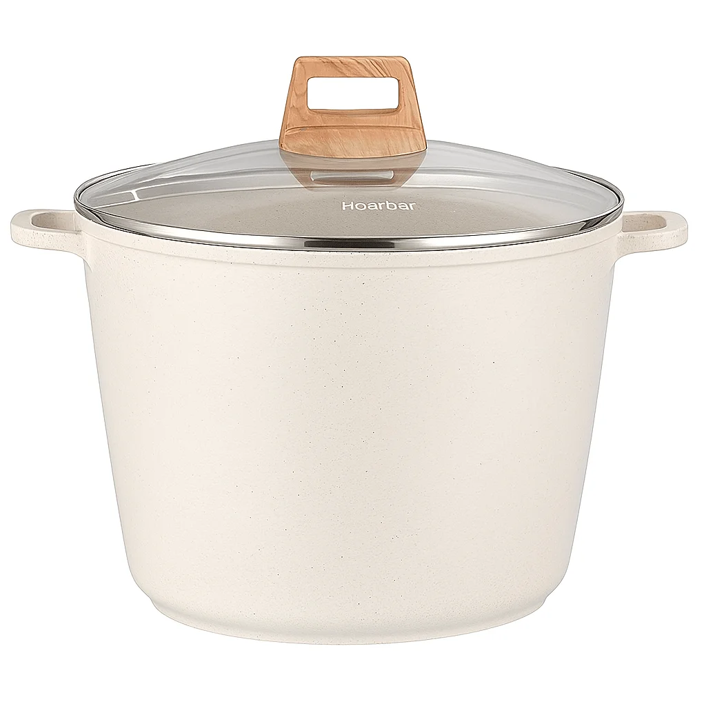 Hoarbar 10.5QT Large Non-Stick Stock Pot Soup Pot – Family Size, All-Stove Compatible - White
Hoarbar 10.5QT Large Non-Stick Stock Pot Soup Pot – Family Size, All-Stove Compatible - White