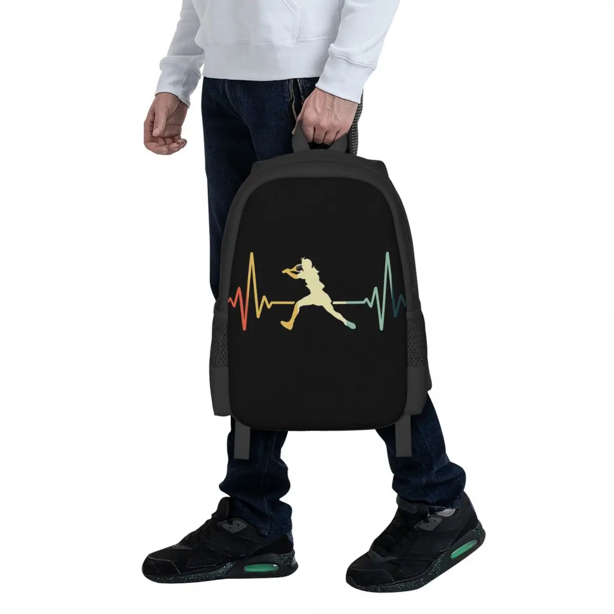 Tennis Heartbeat Vintage Student Backpack School Bag Hiking Travel Daypack for Men Women Fashion Bookbag Shoulder Bags
Tennis Heartbeat Vintage Student Backpack School Bag Hiking Travel Daypack for Men Women Fashion Bookbag Shoulder Bags