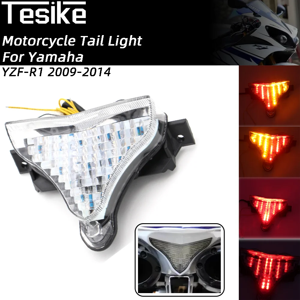 Motorcycle Integrated Tail Brake Light For Yamaha YZF R1 2009-2014 Rear Turn Signal Lamp LED Taillight
Motorcycle Integrated Tail Brake Light For Yamaha YZF R1 2009-2014 Rear Turn Signal Lamp LED Taillight
