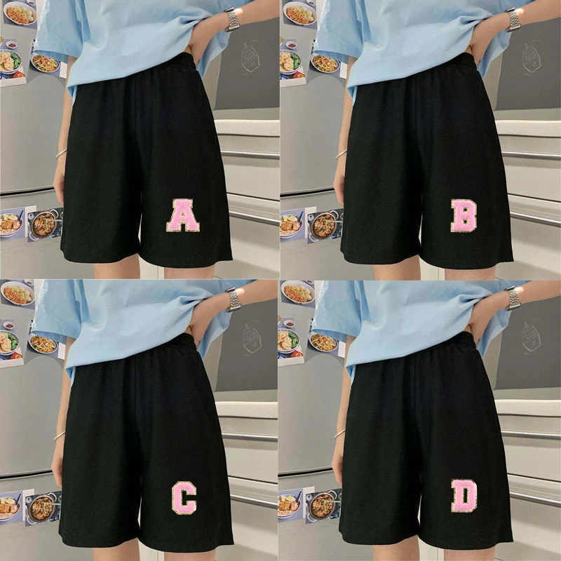 Summer Ladies Running Shorts Basic Jogging Shorts Letter Decoration Loose Leisure And Comfortable Gym Sports Black Beach Shorts
Summer Ladies Running Shorts Basic Jogging Shorts Letter Decoration Loose Leisure And Comfortable Gym Sports Black Beach Shorts