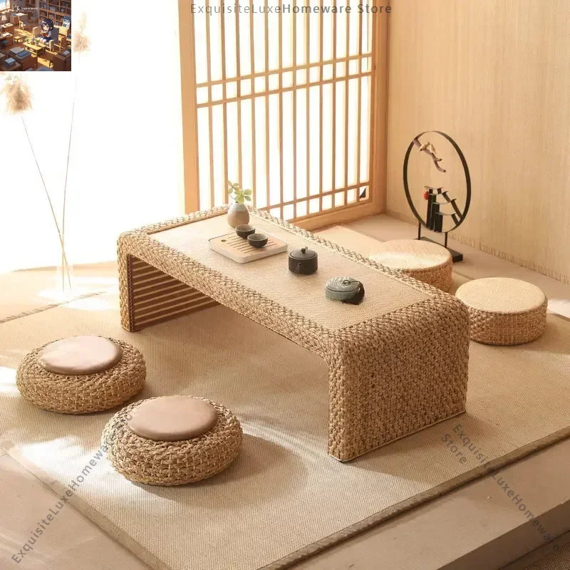 Rattan Tatami Tea Table Low Floating Window Balcony Sitting Table Minimalist Floor Table Handcrafted Woven Coffee Tables
Rattan Tatami Tea Table Low Floating Window Balcony Sitting Table Minimalist Floor Table Handcrafted Woven Coffee Tables