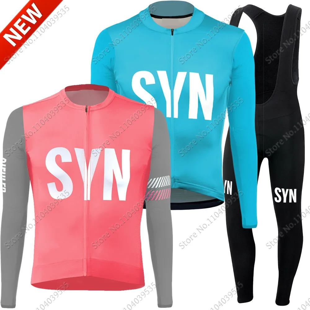 2024 SYN Team Cycling Jersey Set Pink Blue Clothing Suit Mens Long Sleeve MTB Bike Road Pants Bib Ropa Ciclismo
2024 SYN Team Cycling Jersey Set Pink Blue Clothing Suit Mens Long Sleeve MTB Bike Road Pants Bib Ropa Ciclismo