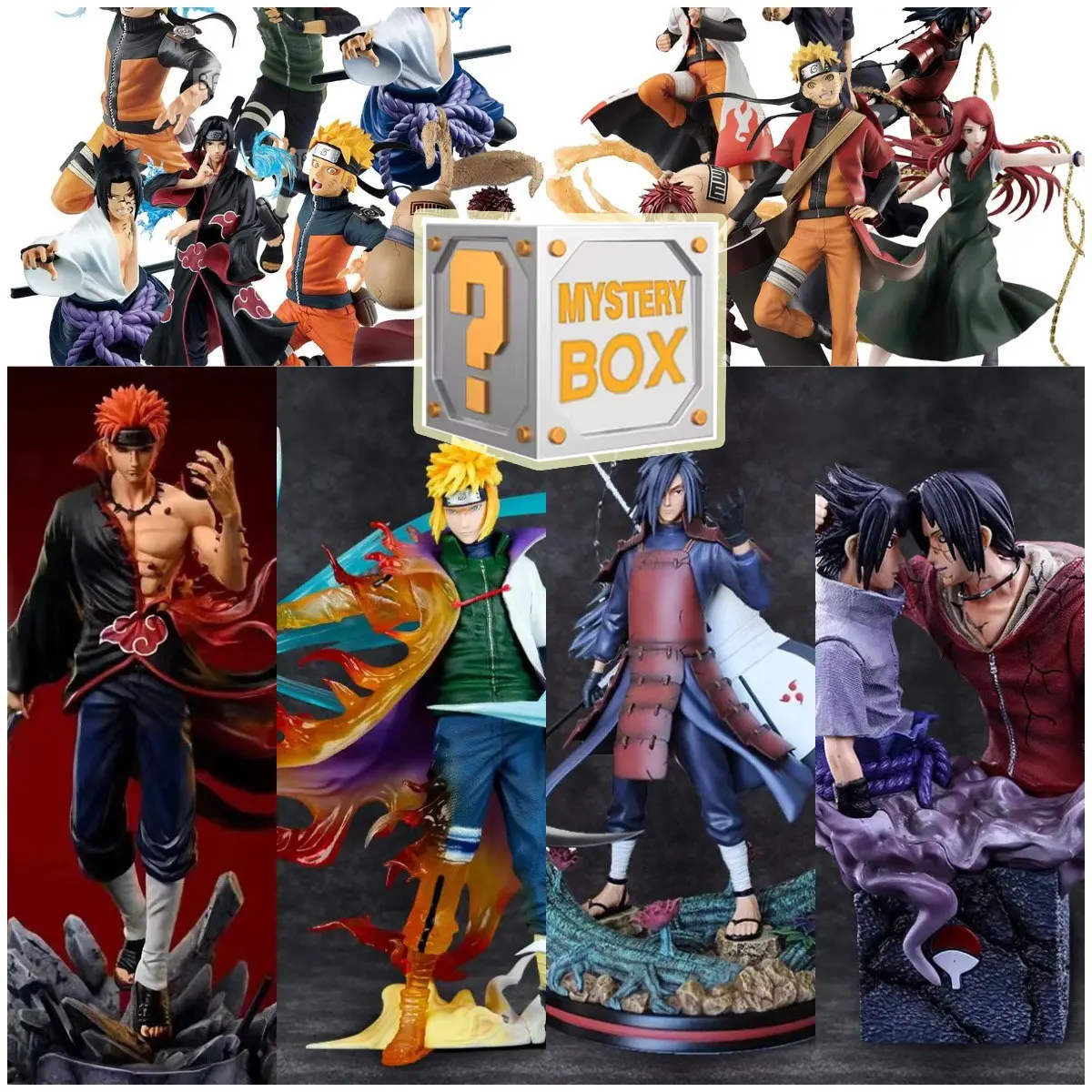 Naruto Anime Figure Kakashi Sasuke Blind Box Lucky Box Figure Mystery Box Collect Anime Surprise Best Gift Exquisite Figurines
Naruto Anime Figure Kakashi Sasuke Blind Box Lucky Box Figure Mystery Box Collect Anime Surprise Best Gift Exquisite Figurines