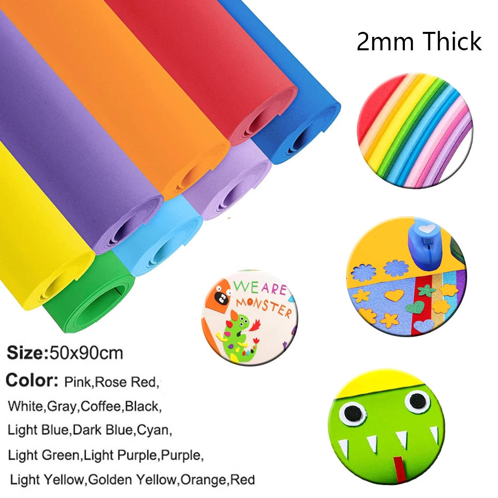 1pcs 2mm thick 50cmx90cm scrapbook crafts EVA handmade foam paper crafts package flowers DIY gift decoration
1pcs 2mm thick 50cmx90cm scrapbook crafts EVA handmade foam paper crafts package flowers DIY gift decoration