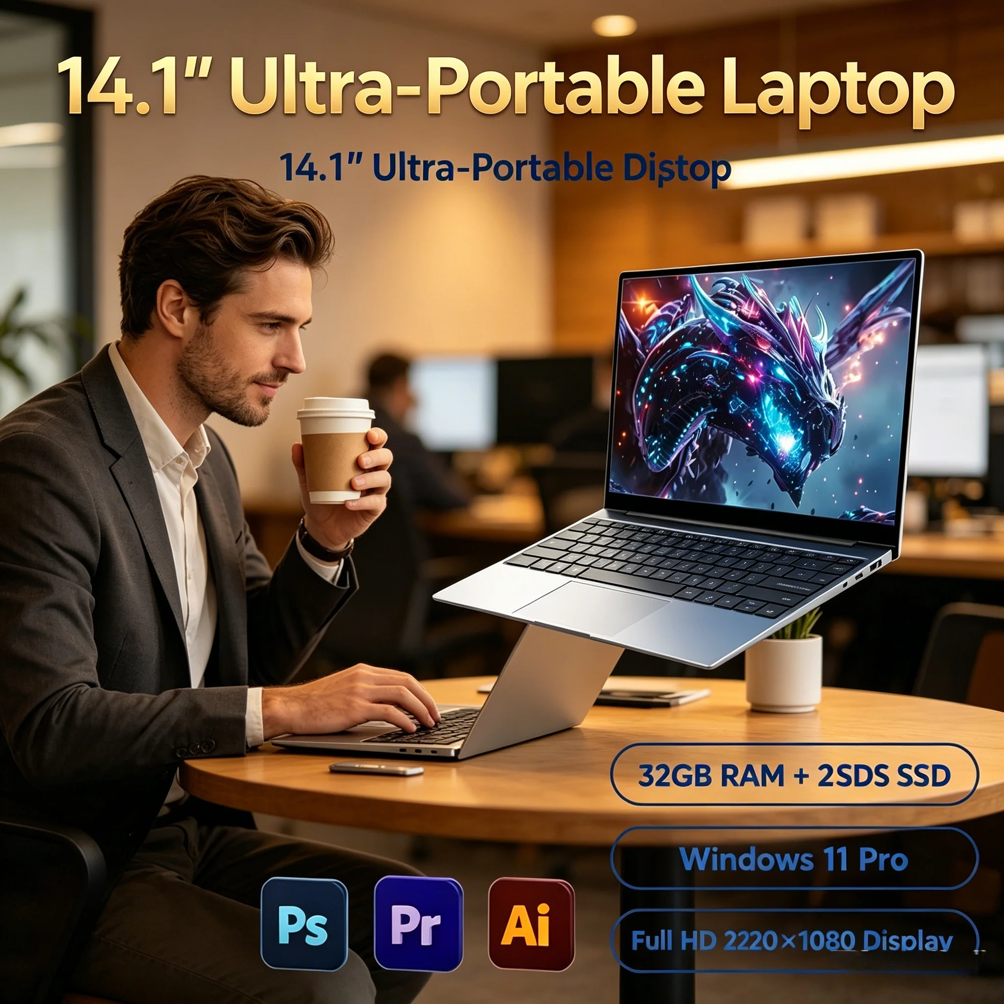 2026 New 14.1 Inch Ultra Thin Laptop Intel I7-8650U Win11 DDR4 16GB RAM 2TB SSD Portable Business Office Notebook PC
2026 New 14.1 Inch Ultra Thin Laptop Intel I7-8650U Win11 DDR4 16GB RAM 2TB SSD Portable Business Office Notebook PC