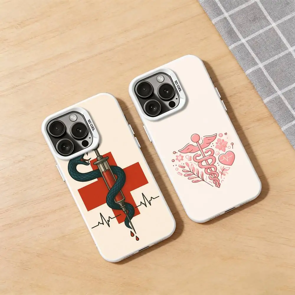 Doctor Nurse Medical Sign Phone Case for iPhone 17 16 Pro Plus X XS Max Air Mini 15 14 Soft Shockproof Cover
Doctor Nurse Medical Sign Phone Case for iPhone 17 16 Pro Plus X XS Max Air Mini 15 14 Soft Shockproof Cover