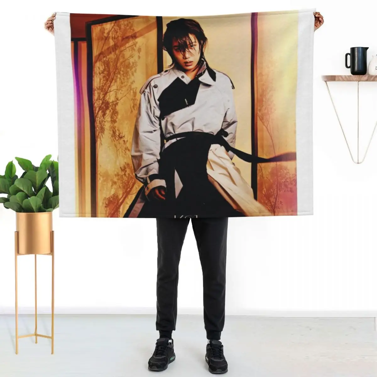 KAI Peaches Throw Blanket Color Fast Cozy Throw Blanket
KAI Peaches Throw Blanket Color Fast Cozy Throw Blanket