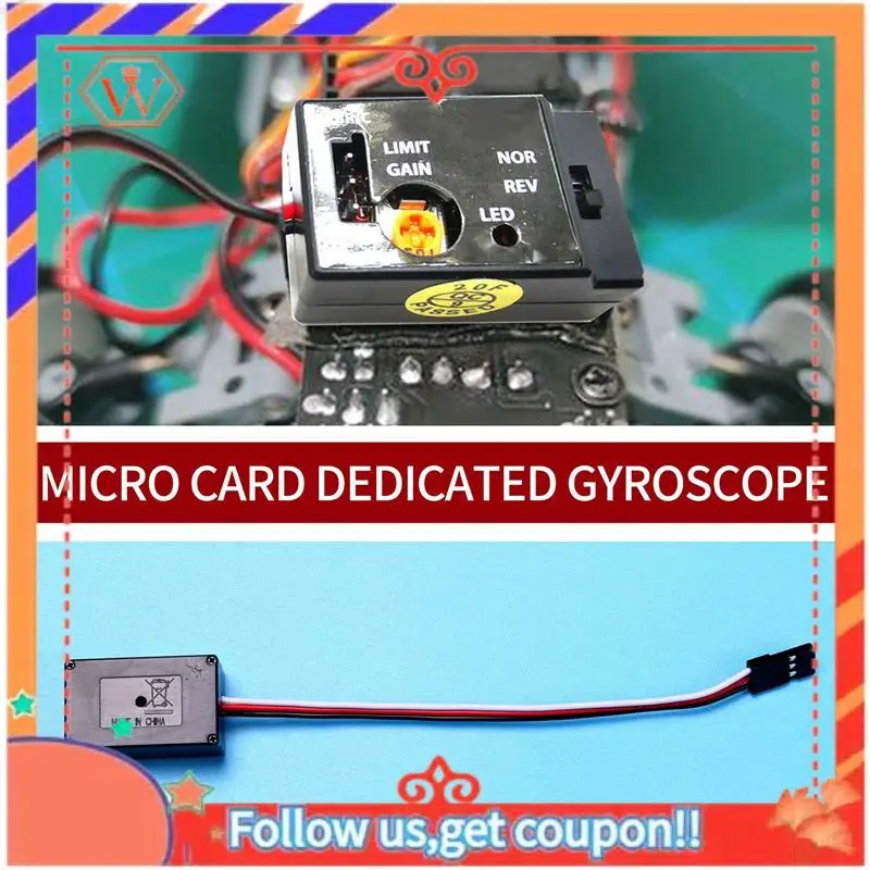 Durable 4X Mini Gyro Gyroscope For WPL D12 1/10 RC Car Drift Racing Car Steering Output Integrated Compact Light-Weight Design
Durable 4X Mini Gyro Gyroscope For WPL D12 1/10 RC Car Drift Racing Car Steering Output Integrated Compact Light-Weight Design