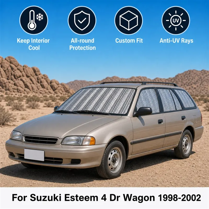 For Suzuki Esteem 4 Dr Wagon 1998-2002 Full Set Car Window Sunshades UV Block Privacy Heat Insulated Foldable Car Curtain
For Suzuki Esteem 4 Dr Wagon 1998-2002 Full Set Car Window Sunshades UV Block Privacy Heat Insulated Foldable Car Curtain