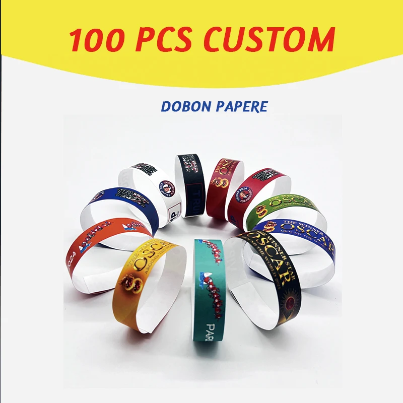 Custom Design Colorful Neon Paper Wristbands Mixed Multicolor Waterproof Bracelet charms for Events Festivals
Custom Design Colorful Neon Paper Wristbands Mixed Multicolor Waterproof Bracelet charms for Events Festivals