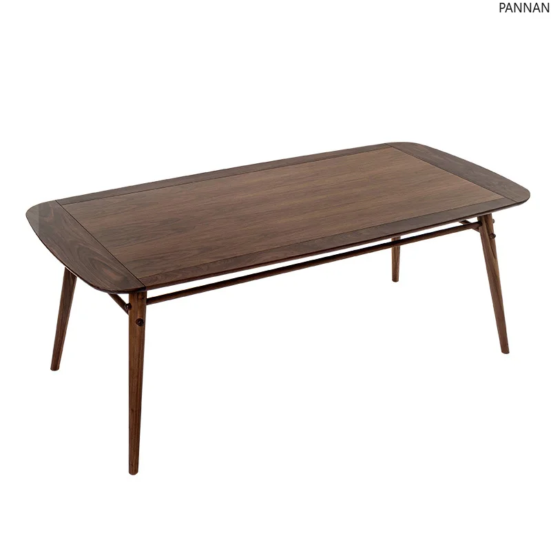 New Chinese black walnut solid wood dining table long table home desk writing desk
New Chinese black walnut solid wood dining table long table home desk writing desk