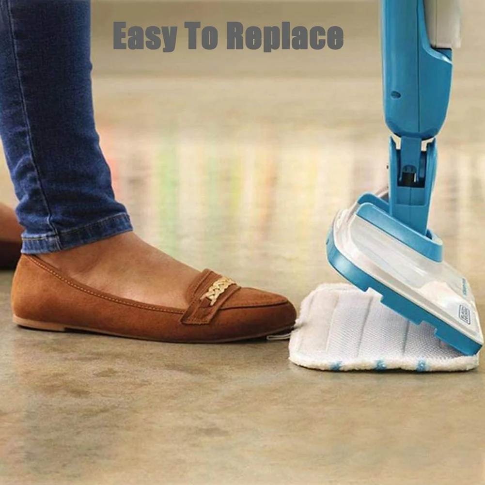 AA05 Pack Of 10 Washable Microfiber Pads For Steam Mop Replacement Cover Compatible With FSM1616, FSM1630
AA05 Pack Of 10 Washable Microfiber Pads For Steam Mop Replacement Cover Compatible With FSM1616, FSM1630