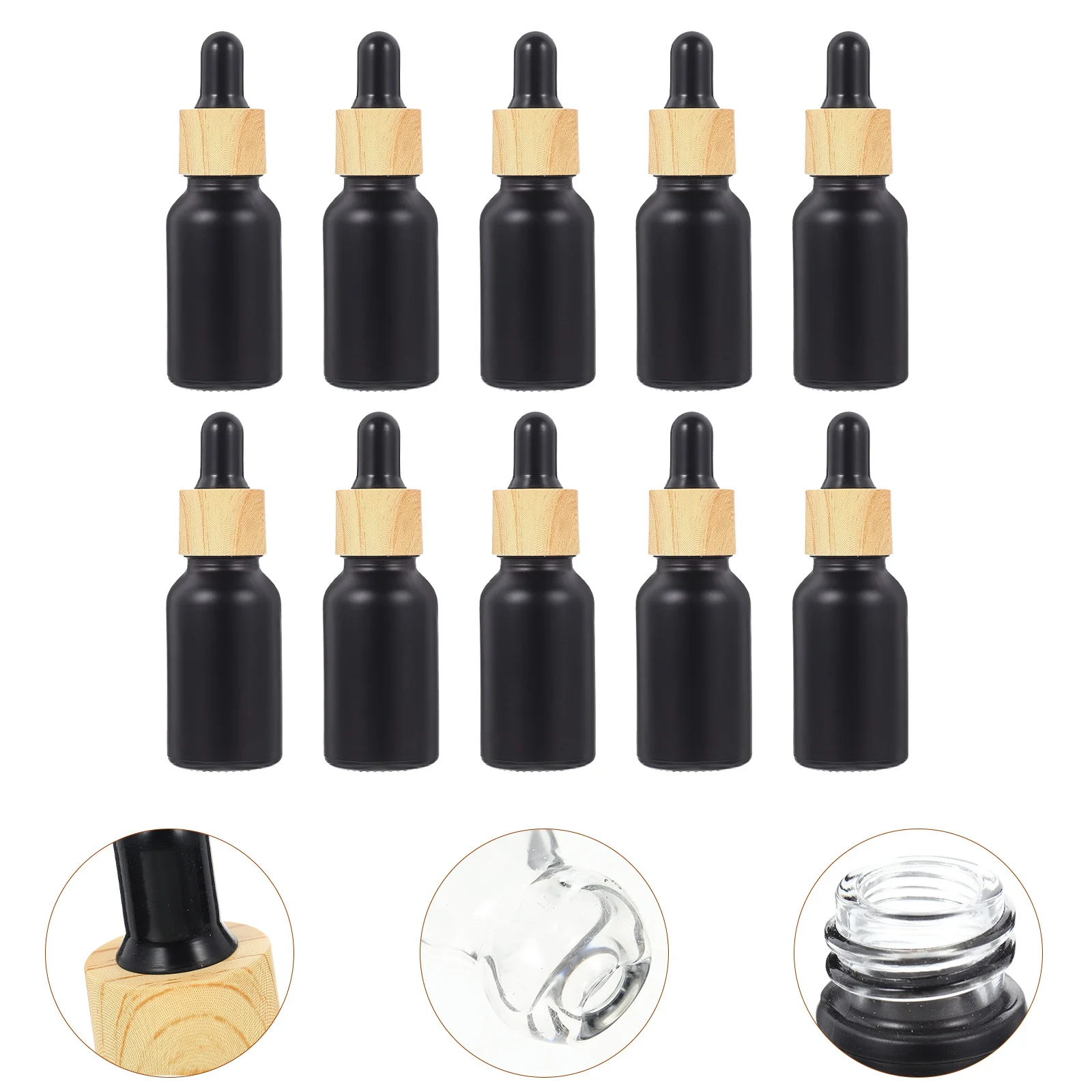 10Pcs Glass Dropper Bottles for Essential Oils Multi-Function Household Empty Bottle Convenient Portable Oil Container for Daily
10Pcs Glass Dropper Bottles for Essential Oils Multi-Function Household Empty Bottle Convenient Portable Oil Container for Daily