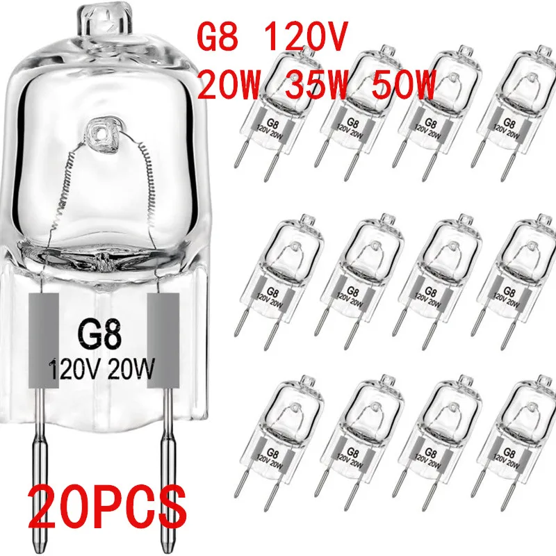 5/10/20PCS G8 120V 20W 35W 50W Eco Halogen LED Lamp Bulbs Inserted Beads Crystal Light Bulb For Energy Efficient Lighting
5/10/20PCS G8 120V 20W 35W 50W Eco Halogen LED Lamp Bulbs Inserted Beads Crystal Light Bulb For Energy Efficient Lighting