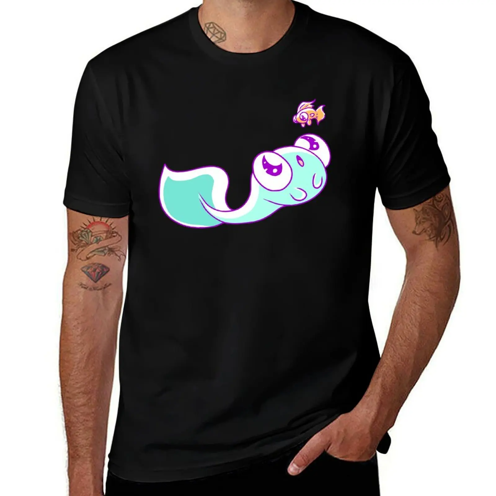Футболка Tadpole Meets Fish-без точек, винтажные футболки с баскетбольным рисунком, винтажные футболки, мужские винтажные футболки
Футболка Tadpole Meets Fish-без точек, винтажные футболки с баскетбольным рисунком, винтажные футболки, мужские винтажные футболки