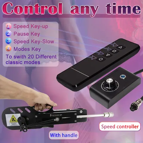 Fredorch Powerful Orgasm Sex Machine Triple Control Masturbation Male Anal Mute Love Machine Pumping Gun Mute Sexual desire
