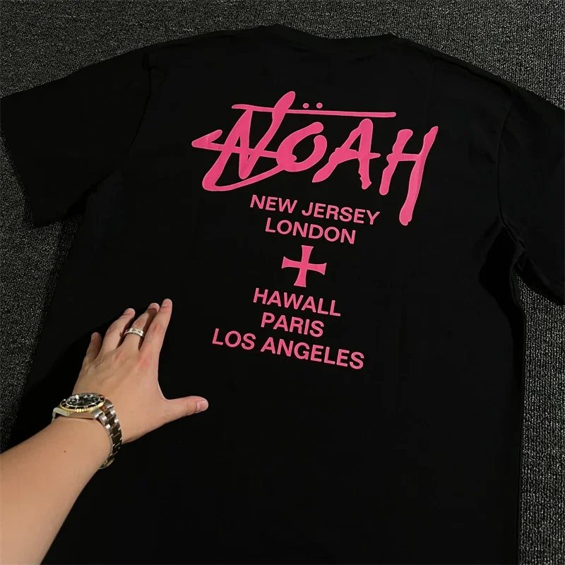 Noah Summer New Loose Men Women Short Sleeve T-shirt Cotton Comfortable Fitness Letter Print Fashionable Casual Top Tees
Noah Summer New Loose Men Women Short Sleeve T-shirt Cotton Comfortable Fitness Letter Print Fashionable Casual Top Tees