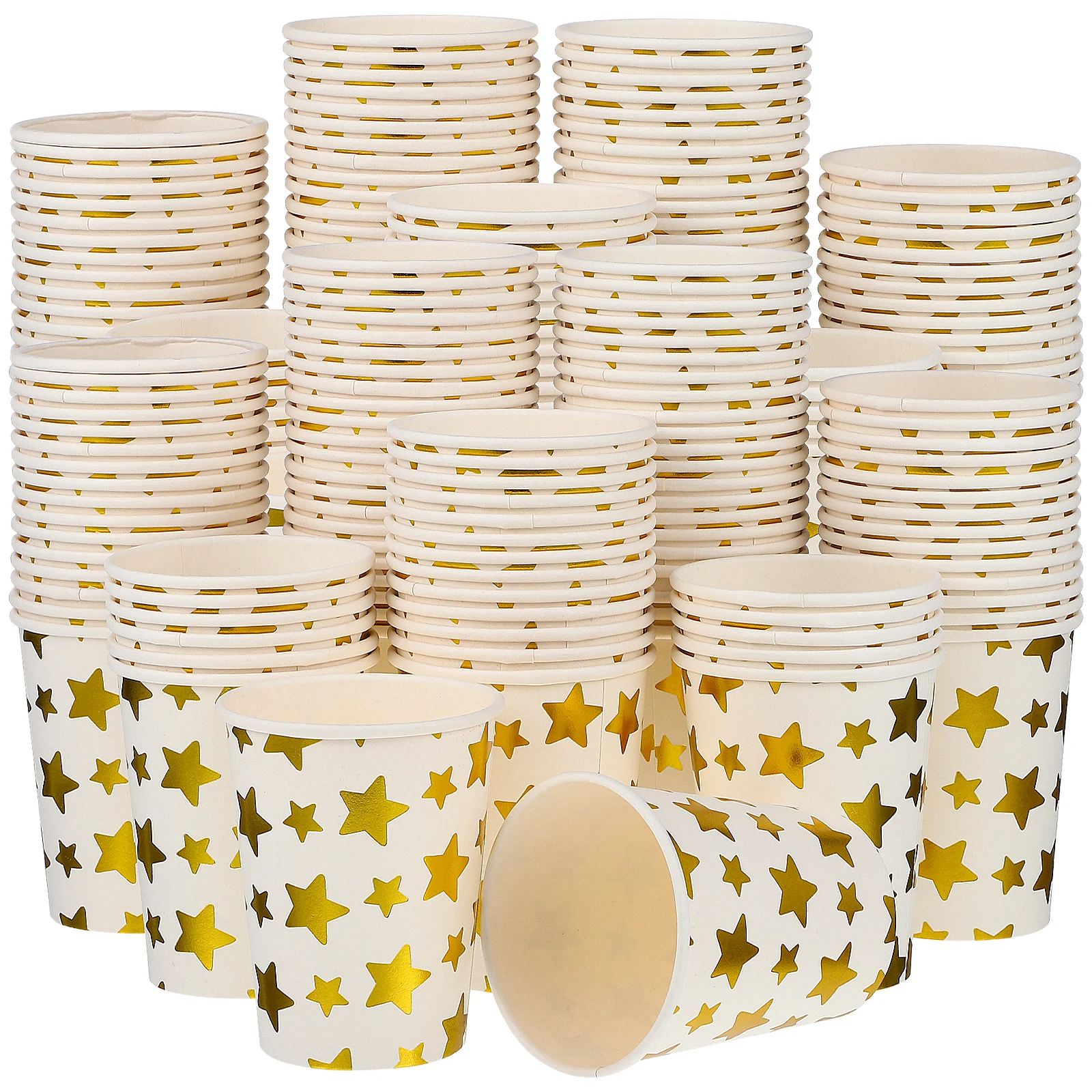 100 Pcs Golden Star Paper Cups Thick Disposable Party Cups for Wedding Juice Drinks Water Milk Tea Coffee
100 Pcs Golden Star Paper Cups Thick Disposable Party Cups for Wedding Juice Drinks Water Milk Tea Coffee