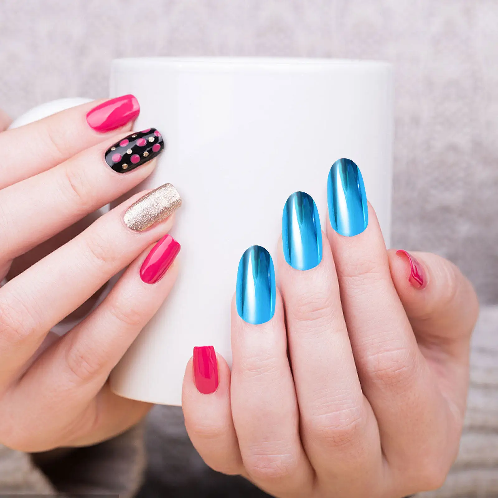 4Pcs nail Art Glitter Long-Lasting Shimmer Manicure Powder Nail Decorations Supplies Fine Glitter for Nails
4Pcs nail Art Glitter Long-Lasting Shimmer Manicure Powder Nail Decorations Supplies Fine Glitter for Nails