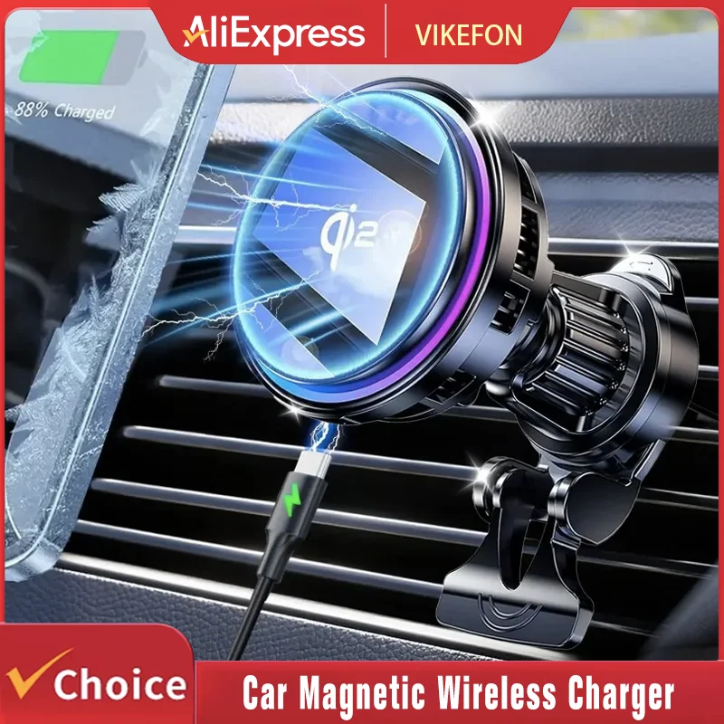 15 Вт qi2 Автомобильное магнитное беспроводное зарядное устройство с вентиляционным отверстием Подставка для телефона для Magsafe iPhone 17 16 15 Pro Max 14 13 12 11 Станция быстрой зарядки
15 Вт qi2 Автомобильное магнитное беспроводное зарядное устройство с вентиляционным отверстием Подставка для телефона для Magsafe iPhone 17 16 15 Pro Max 14 13 12 11 Станция быстрой зарядки