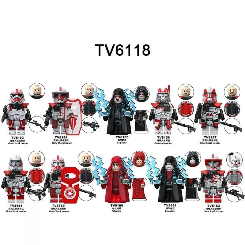 Building Block Diy Assembled Anime Sta r-Wars Mini Cute Figures Clone Legion Commander Trooper Ornament Collectible Toys Gifts
Building Block Diy Assembled Anime Sta r-Wars Mini Cute Figures Clone Legion Commander Trooper Ornament Collectible Toys Gifts