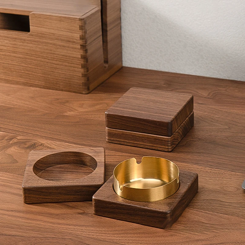 Square Wooden Ashtray With Lid Anti Fly Ash Design Detachable Stainless Steel Lining Suitable For Home Office Desktop Decoration
Square Wooden Ashtray With Lid Anti Fly Ash Design Detachable Stainless Steel Lining Suitable For Home Office Desktop Decoration