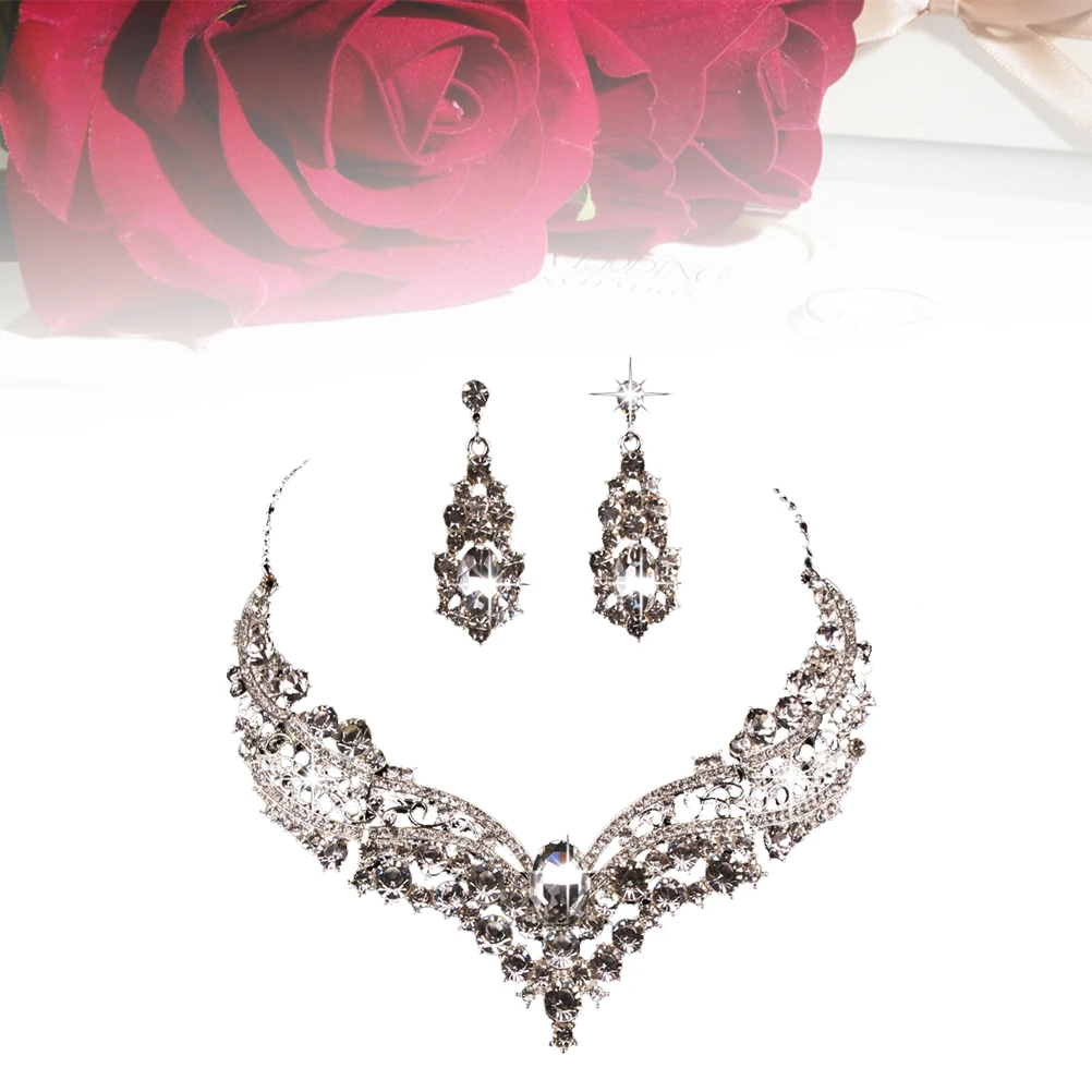 Necklace Earring Set Women Accessories Earrings Necklaces Wedding Jewelry Bridal Bride
Necklace Earring Set Women Accessories Earrings Necklaces Wedding Jewelry Bridal Bride