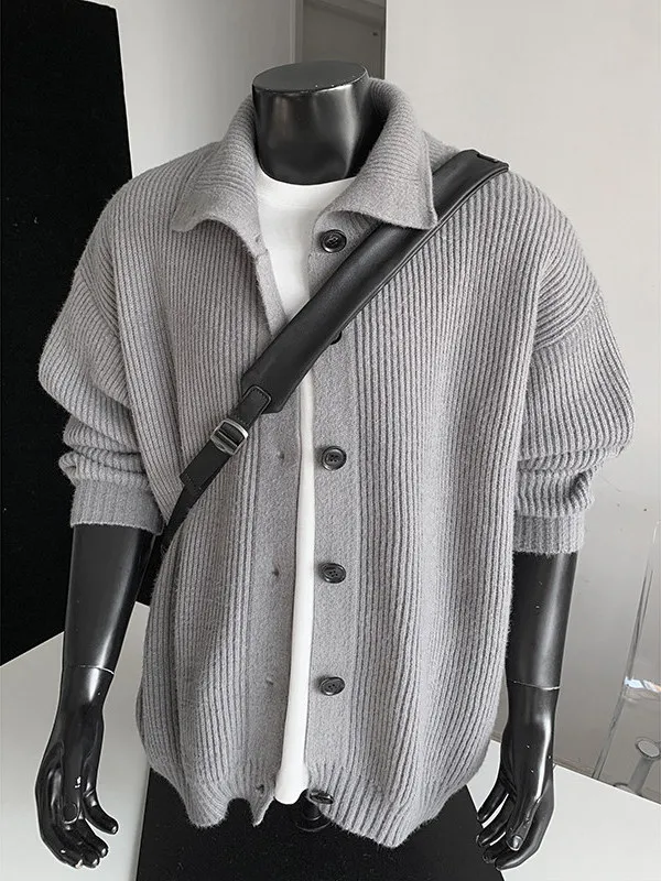 Мужской вязаный кардиган-свитер с высоким воротником в американском ретро-стиле, осенне-зимний, свободного кроя, повседневный, в стиле Cleanfit
Мужской вязаный кардиган-свитер с высоким воротником в американском ретро-стиле, осенне-зимний, свободного кроя, повседневный, в стиле Cleanfit