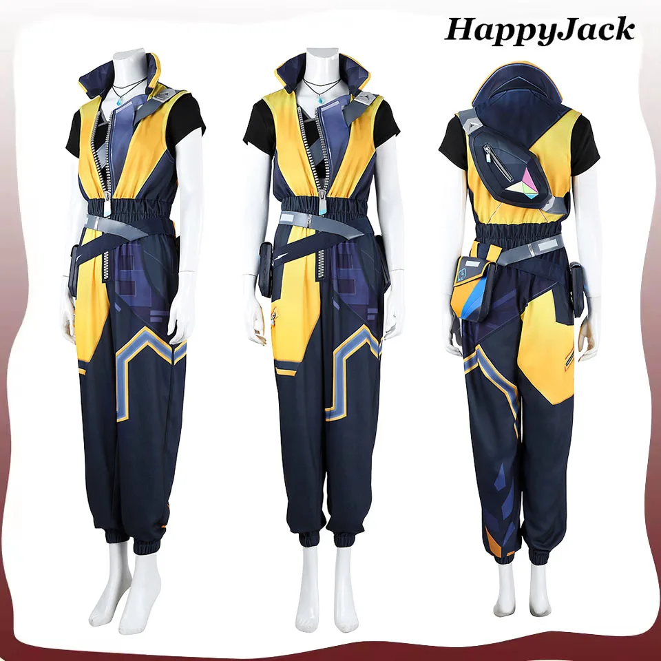 Waylay Cosplay Women Jumpsuit Shirt Bag Necklace Outfits Game Valorant Roleplay Costume Halloween Carnival Party Disguise Suit
Waylay Cosplay Women Jumpsuit Shirt Bag Necklace Outfits Game Valorant Roleplay Costume Halloween Carnival Party Disguise Suit