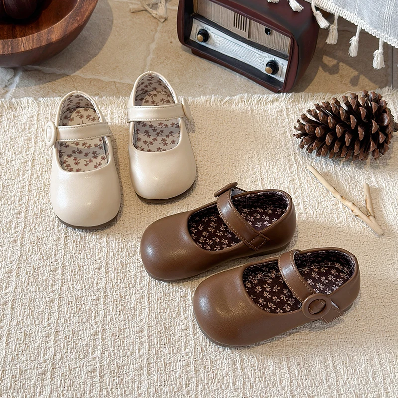 Girls Leather Shoes for Party Wedding Children Round Toe Mary Jane Shoes Soft Sole Non-Slip Kids Flats Princess Dress Shoes
Girls Leather Shoes for Party Wedding Children Round Toe Mary Jane Shoes Soft Sole Non-Slip Kids Flats Princess Dress Shoes