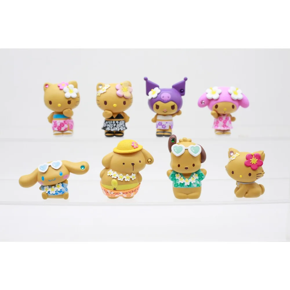 Коллекционная мини-фигурка Sanrio Characters Hawaii Tanned Style: Hello Kitty, Pochacco, Kuromi – игрушка-сюрприз в слепой коробке, украшение для стола, аниме-коллекция
Коллекционная мини-фигурка Sanrio Characters Hawaii Tanned Style: Hello Kitty, Pochacco, Kuromi – игрушка-сюрприз в слепой коробке, украшение для стола, аниме-коллекция