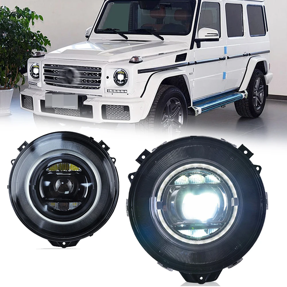 Поп светодиодные фары для Mercedes Benz G Class W463 G55 G63 07-17 светодиодные DRL автомобильные фары в сборе, аксессуары для сигнала, модифицированная лампа
Поп светодиодные фары для Mercedes Benz G Class W463 G55 G63 07-17 светодиодные DRL автомобильные фары в сборе, аксессуары для сигнала, модифицированная лампа