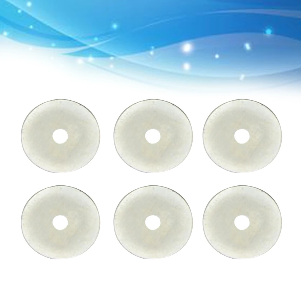 6 Pcs Rotary Blades 0.28mm Thickness for Precise Cutting Fabric Plastic Sewing Accessories Round Blade
6 Pcs Rotary Blades 0.28mm Thickness for Precise Cutting Fabric Plastic Sewing Accessories Round Blade