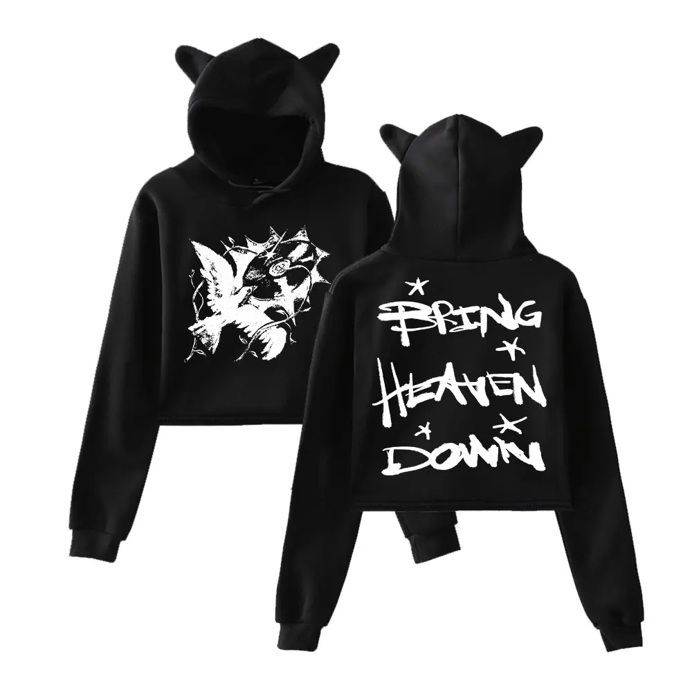 Hulvey Bring Heaven Down Crop top Women Long Sleeve Hoodie Sweatshirt
Hulvey Bring Heaven Down Crop top Women Long Sleeve Hoodie Sweatshirt