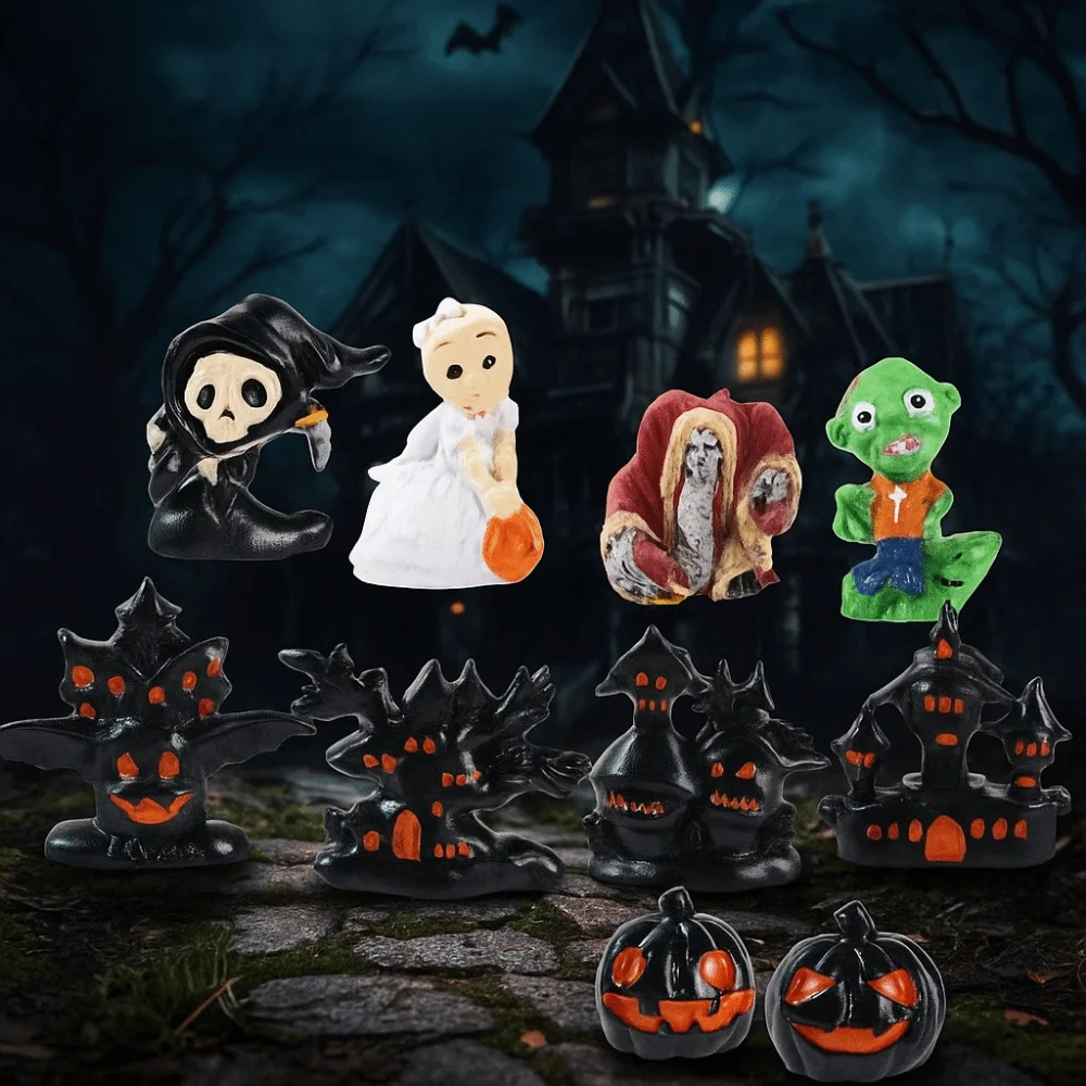 Funny 3D Halloween Pumpkin Ornaments Decorative Resin Simulation Tree Ornaments DIY Micro Landscape Haunted House
Funny 3D Halloween Pumpkin Ornaments Decorative Resin Simulation Tree Ornaments DIY Micro Landscape Haunted House