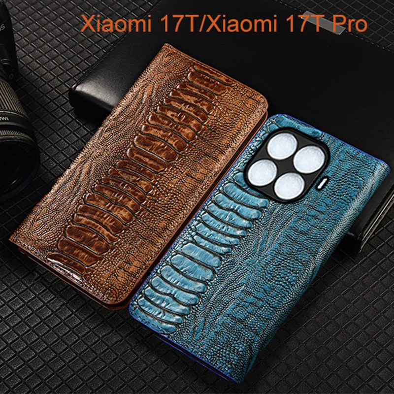 Ostrich Pattern Genuine Leather Flip Case For Xiaomi Mi 17T Pro Phone Cover Card Cases Scratch Proof
Ostrich Pattern Genuine Leather Flip Case For Xiaomi Mi 17T Pro Phone Cover Card Cases Scratch Proof