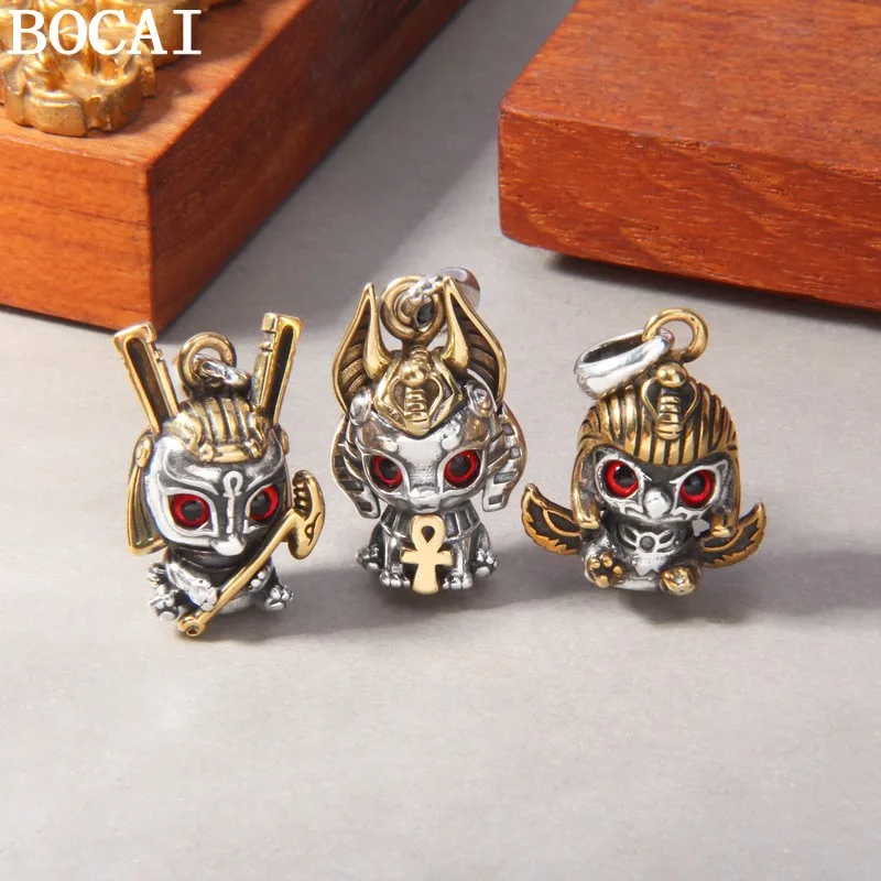 BOCAI New S925 Sterling Silver Retro Personality Portrait Pendant Ladies' Selected Gift
BOCAI New S925 Sterling Silver Retro Personality Portrait Pendant Ladies' Selected Gift